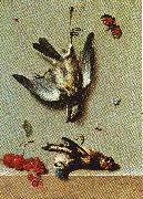 Jean Baptiste Oudry, Nature morte avec trois oiseux morts